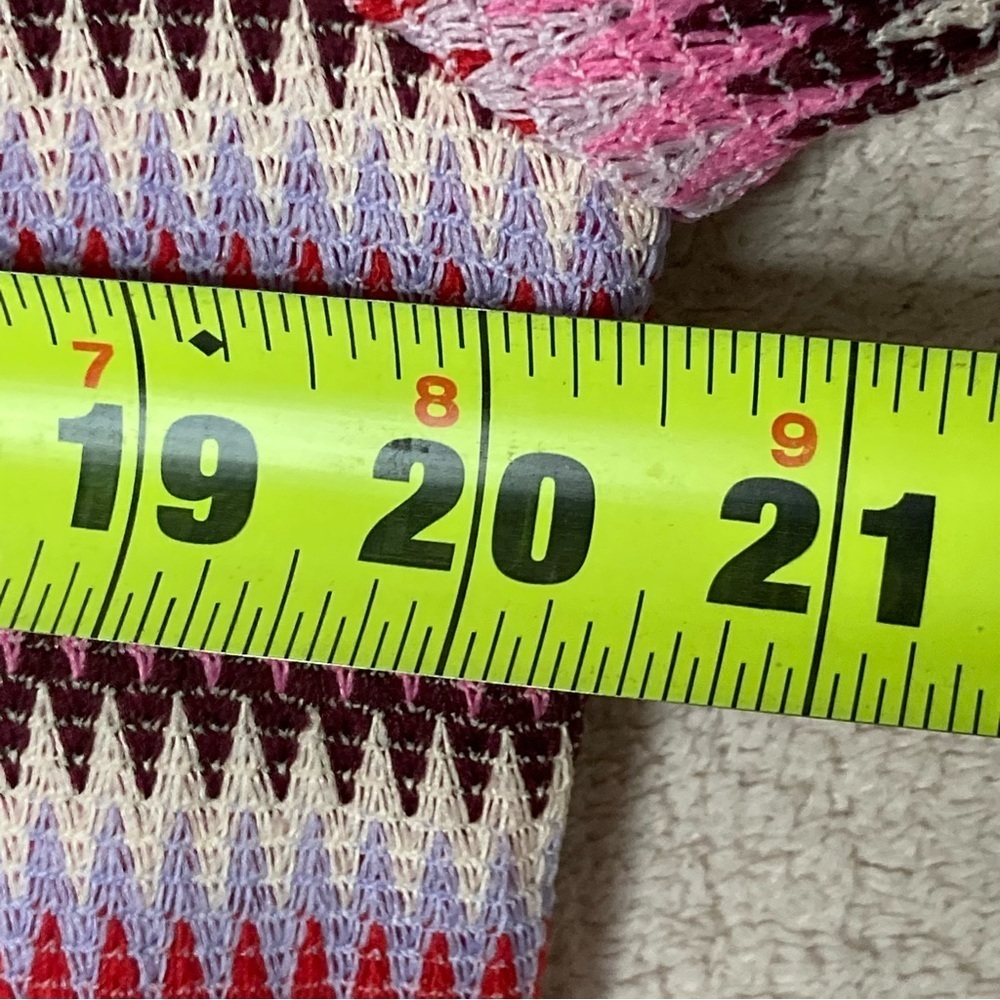 NEW Tuckernuck Zigzag Knit Stripe Crawford Dress Women’s M Pink Feminine Casual - Picture 9 of 12